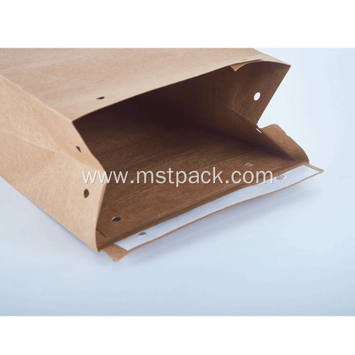 Paper Flat Bag Flour Packaging Bag